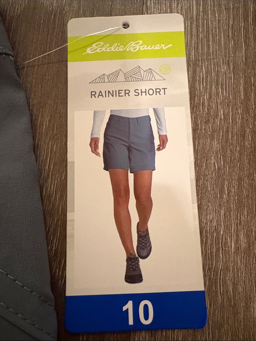 Eddie Bauer Rainer Women’s Outdoor Hiking Shorts Grey  Size 10 UPF 50 NWT - Picture 6 of 8